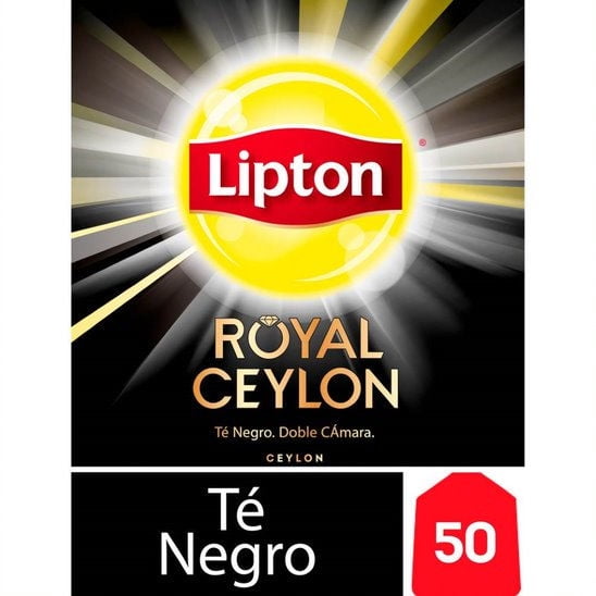 Té Negro Royal Ceylon Caja 50 Un Lipton