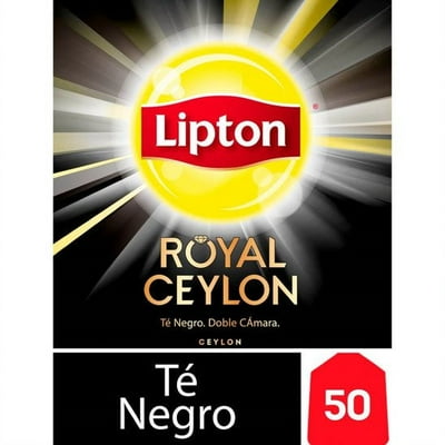Té Negro Royal Ceylon Caja 50 Un Lipton