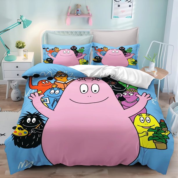 New 3D Print Cartoon L-Les & B- Bedding Set Double Twin King Duvet Cover Comforter Pillowcase Boys Girls Adults Bedroom