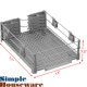 thumbnail image 3 of Escurridor de platos Simple Houseware plateado + porta utensilios, 3 of 8