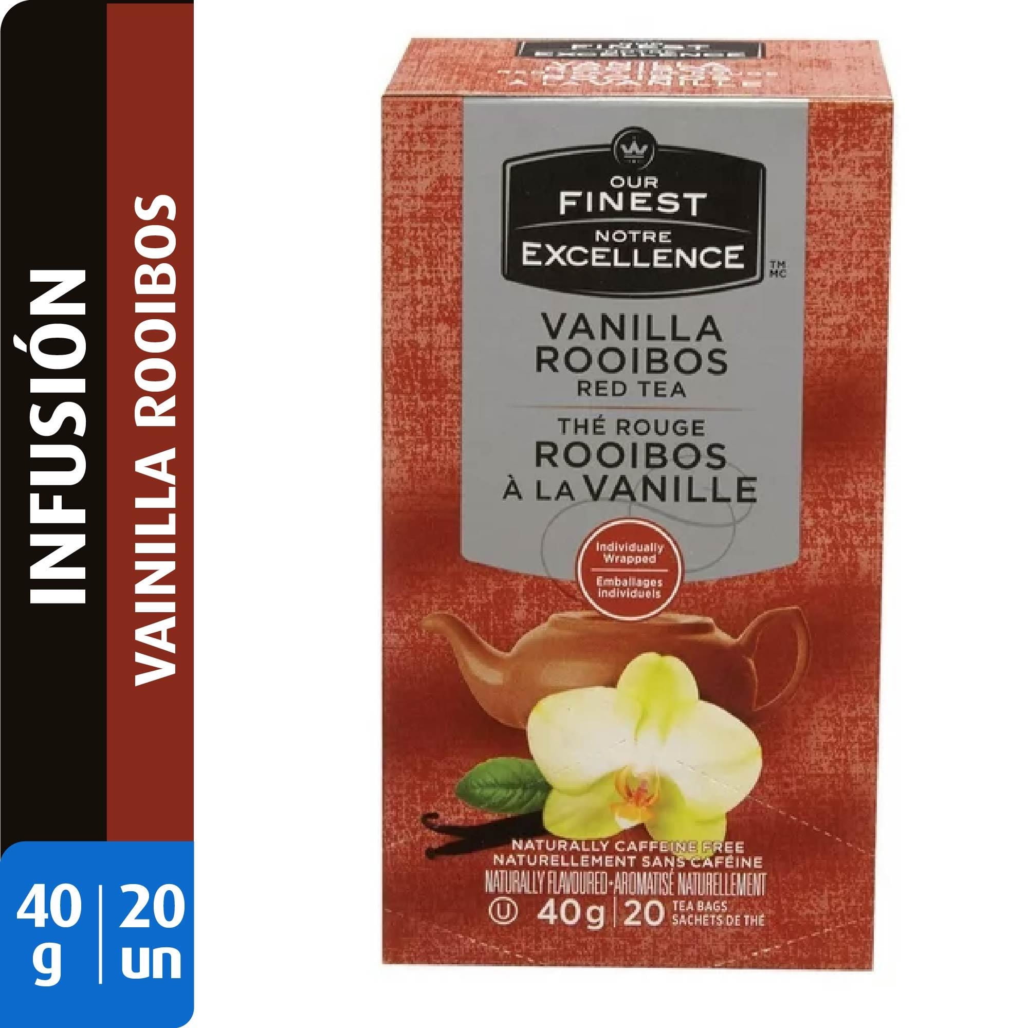 Infusión Vainilla Rooibos 20 Un Caja 40 g Our Finest