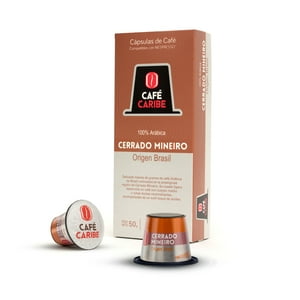 Café Caribe Capsula Cerrado Mineiro Origen Brasil 10 Unidades