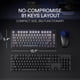 thumbnail image 3 of Teclado Gaming Redragon K673 GB 75% inalámbrico RGB 81 teclas, 3 of 9