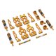 thumbnail image 4 of 1/16 RC Coche Mejorado Piezas De Metal Brazos Oscilantes Delanteros Inferiores Para Q141 16103 Q117C Oro, 4 of 5