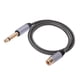 thumbnail image 5 of Cable de audio RCA de 6,35 de 1/4'' Cable de interconexión RCA de repuesto para controlador de estación de trabajo de audio digital CD Altavoz , 300cm 300 centímetros, 5 of 5