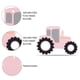 thumbnail image 2 of Mordedor De Silicona En Forma De Tractor Libre De Bpa Rosa, 2 of 5
