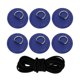 thumbnail image 5 of Kit De Aparejos De Cubierta De Parche De PVC Con Anillos En D De 6 Piezas Para Bote Inflable Kayak Bote Azul, 5 of 5