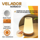 thumbnail image 5 of Velador LED Táctil Recargable con Luz Nocturna de 13 Colores – Ajuste por Toque, Regulable de Intensidad, Ideal para Mesita de Noche o Habitación – 1 Pieza, 5 of 9