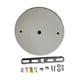 thumbnail image 5 of Kit De Dosel Para Proyecto De Bricolaje, Plancha Para Lámpara Colgante, Placa De Cubierta De Techo De Repuesto, Diámetro Blanco De 15 Cm, 5 of 5