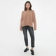 thumbnail image 4 of Sweater Mujer Chenille Cuello Redondo Camel Corona, 4 of 5