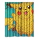 thumbnail image 1 of Cortina de ducha con estampado de Pikachu, juego de cortinas de baño con ganchos, tamaño 60 x 72 pulgadas, 1 of 3