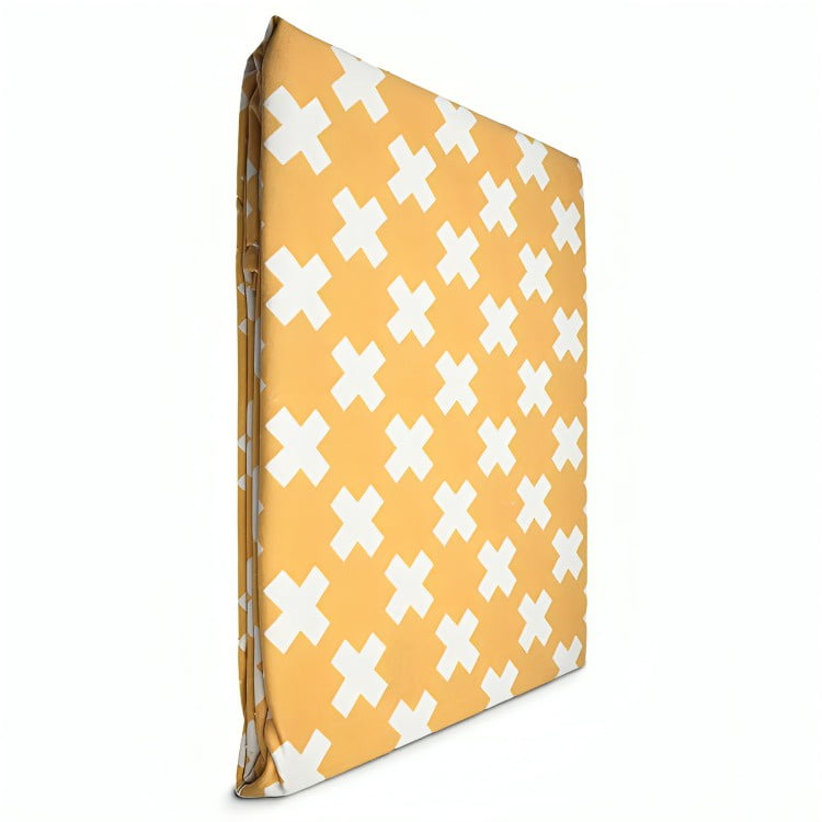 Mantel Rectangular Amelie Estampado / Mostaza Cruces Blancas – Doral