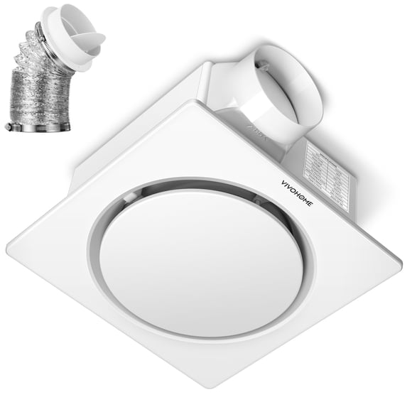 Ventilador De Escape De Baño Vivohome AutoFlow 26 Cm