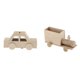 thumbnail image 1 of 2Pcs Soporte De Pluma De Madera Sin Terminar Ni?os DIY Craft Supply Train And Car, 1 of 5