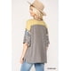 thumbnail image 5 of Top de Punto con Bloques de Color y Estampado Floral con Mangas Dolman, 5 of 5