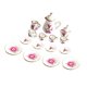 thumbnail image 2 of Juego De Tazas De Té De Porcelana De 15 Piezas 1/12 De Casa De Mu?ecas En Miniatura, 2 of 3