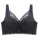 thumbnail image 1 of Sujetador de encaje sin bordes para mujer, copa gruesa, pecho pequeño, ajustable, conjunto de ropa interior sexy para mujer, 1 of 5