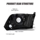 thumbnail image 5 of Conjunto de faros ADCARLIGHTS para Dodge Ram 1500 2500 3500 2009-2012, 5 of 8