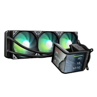 Enfriador Líquido Todo En Uno Tryx Panorama Se 360Mm Con Pantalla Amoled Giratoria De 6.67""