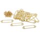 thumbnail image 5 of Tirón de la etiqueta del cajón del tenedor de la etiqueta / de la tarjeta / del soporte de la etiqueta 20pcs para DIY de oro, 5 of 5
