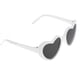 thumbnail image 3 of Par de gafas de sol con montura de corazón para mu?ecas americanas de 18 '' blancas, 3 of 3