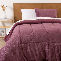 Mashini - Plumon Coral Emboss 1.5 P Morado