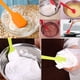 thumbnail image 3 of Espátulas de silicona, espátula pequeña de goma con núcleo de acero inoxidable sólido, diseño de una sola pieza, resistentes al calor, antiadherentes, flexibles, para mezclar, cocinar y hornear., 3 of 6