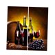 thumbnail image 2 of Conjunto De 2 Paneles Impresión Digital Cortinas 3D 140x100cm Vino Tinto, 2 of 5
