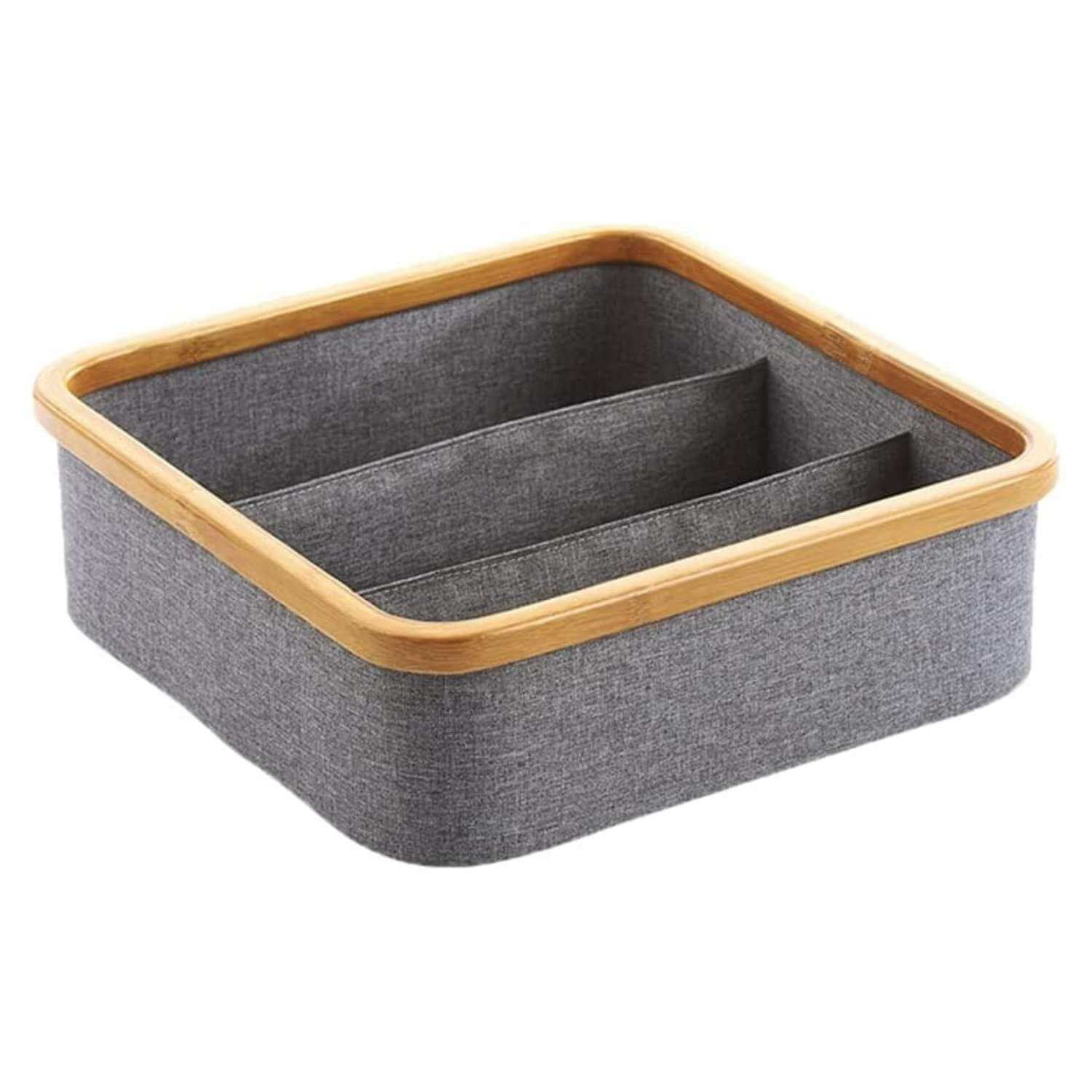 Sohogar - Organizador De Clóset De 3 Divisiones De Tela