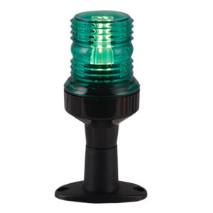 Ioensy - Luz De Señal De Navegación Para Embarcaciones Marinas Lámpara Led De Montaje Rápido Y Sencillo Luz Verde