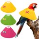 thumbnail image 1 of Collares para Aves Uxcell, Collar Cónico Protector de Recuperación, Conos Ajustables Suaves Anti-Mordeduras para el Cuello de Plumas (Amarillo/Verde/Rosa, L, 3 Piezas), 1 of 7