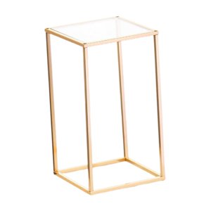Magideal - Soporte De Flores Para Bodas, Soporte De Centro De Mesa Geométrico Con Forma De Florero, Estante De Exhibición De Flores Para Centros De Mesa De Boda 40Cmx21Cmx21Cm