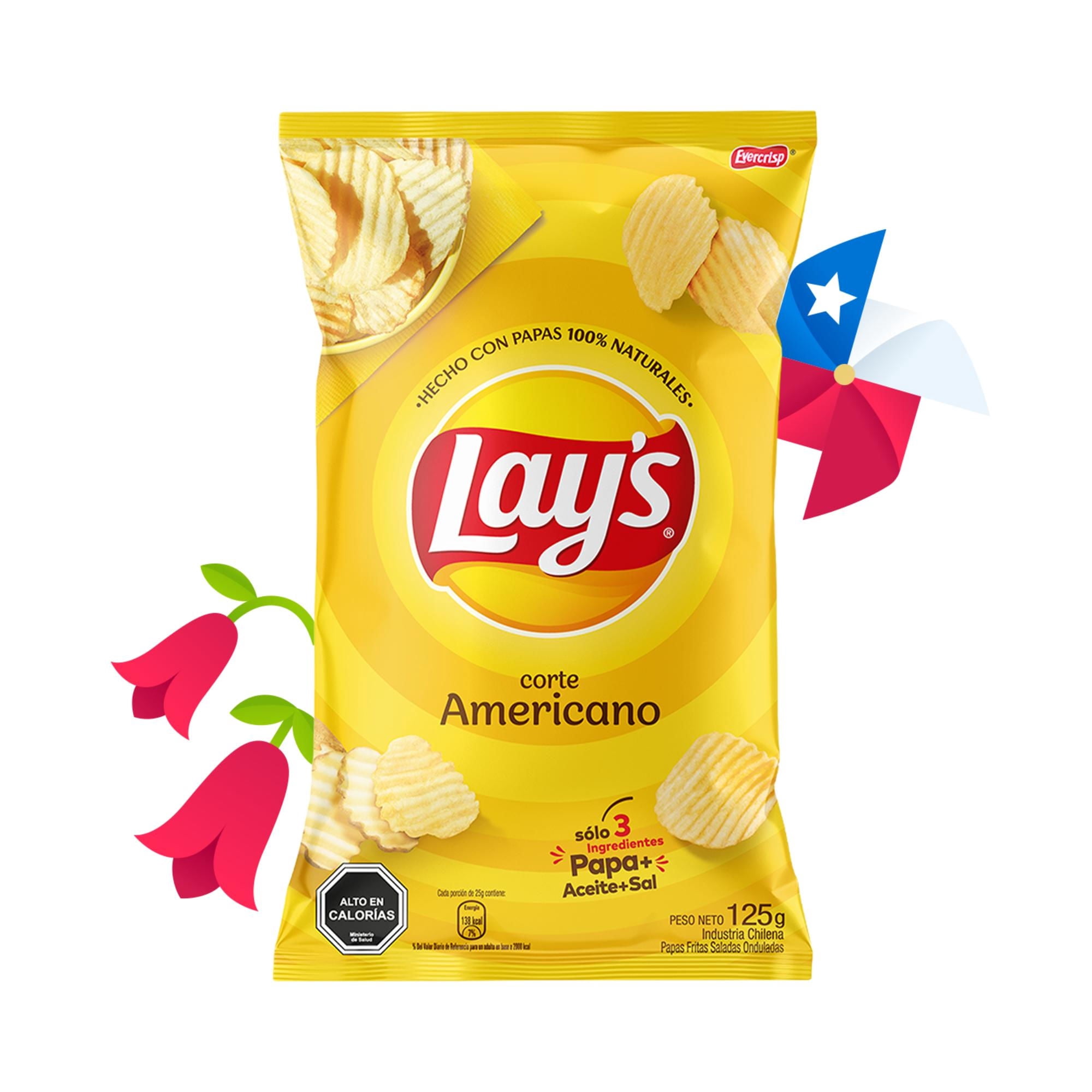 Papas Fritas Lay's Corte Americano 125 G 125 g Evercrisp