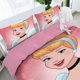 thumbnail image 3 of Princess Cartoon Series Girl 3-Pcs Bed Duvet Cover Set Microfiber Bedding Sets for Girls Kids, 3 of 5