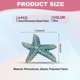 thumbnail image 2 of Uxcell Parche de Estrella de Mar con Piedras de Estrás, Apliques de Lentejuelas de Estrella de Mar para Coser en Tela para Ropa, Bolsas, Jeans, Zapatos, Sombreros, Chaquetas, 2 of 6