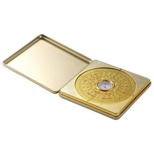 Magideal - Feng Shui Luo Pan Bagua Portátil Fácil De Usar Impermeable Brújula China Vintage Para Actividades Al Aire Libre Senderismo Orientación Camping Gadget 15Cm