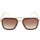 thumbnail image 1 of Gafas de sol AIEYEZO Tony Stark vintage con montura metálica cuadrada, 1 of 7
