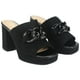 thumbnail image 5 of Sandalia Chalada Mujer Sussi-2 Negro Casual, 5 of 5