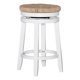 thumbnail image 1 of Taburete de Barra Powell Linon Morgan 65 cm Madera con Asiento de Pasto Marino, 1 of 8