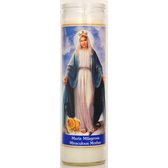 Vela Religiosa Prayer Candle Co. María Milagrosa 20,3 cm 90 h