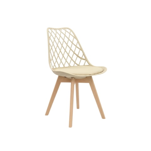 Habita2 Chile - Silla Tulip Acolchada Mesh Beige