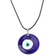 thumbnail image 1 of JOYID Collar Colgante de mal de ojo, cadena de cuerda de cuero de cristal, Collar de la suerte turco Protact para mujeres y Hombres, 1 of 6