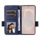 thumbnail image 4 of Funda Cartera para Samsung Galaxy S26 Edge Tapa Flip con Ranuras y Soporte Azul, 4 of 5