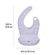 thumbnail image 5 of Babero enrollable OXO Tot, paquete de 2, lila y ópalo, 5 of 5