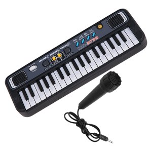 Magideal - Mini Teclado De Piano Eléctrico Digital Portátil De 37 Teclas Con 24 Canciones De Demostración Regalo Musical Para Principiantes Juguetes Educativos 3739