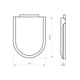 thumbnail image 2 of Asiento y Tapa PP para&nbsp;WC Aura 1 pieza Polipropileno. Plumber Asiento Wc Aura Blanco, 2 of 2