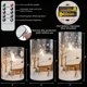 thumbnail image 2 of Velas LED sin llama con diseño de muñeco de nieve y control remoto, 2 of 3
