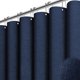 thumbnail image 1 of Cortina de Ducha BTTN 182x182 cm Azul Marino Impermeable de Lino Texturizado, 1 of 9