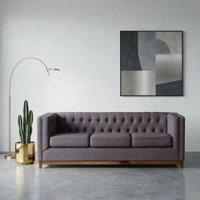 Latam Home - Sofa Roma 3C Lino Gris Oscuro
