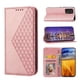 thumbnail image 3 of Funda Flip FOXDOCK para Samsung Galaxy A72 5G/4G , Estilo Billetera con Diseño Rombo, Correa de Mano y Soporte, Uso Diario, 3 of 6